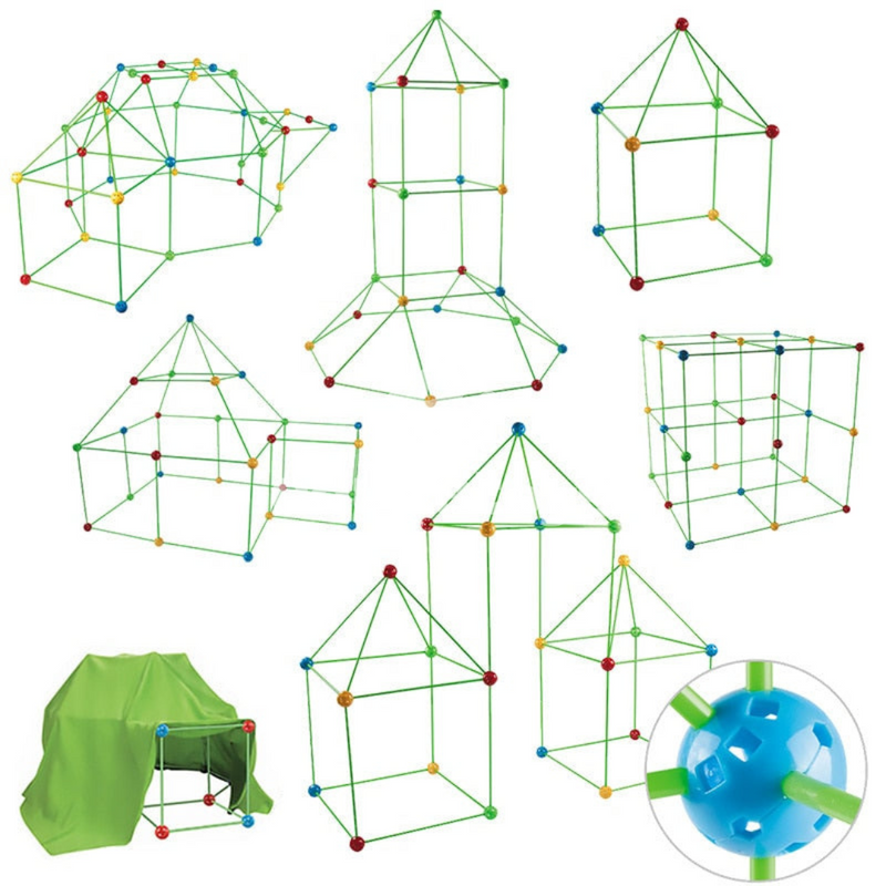 Smart Kids | KIT Construtor de Fortaleza + LONA DE BRINDE - Liberte a imaginação das crianças