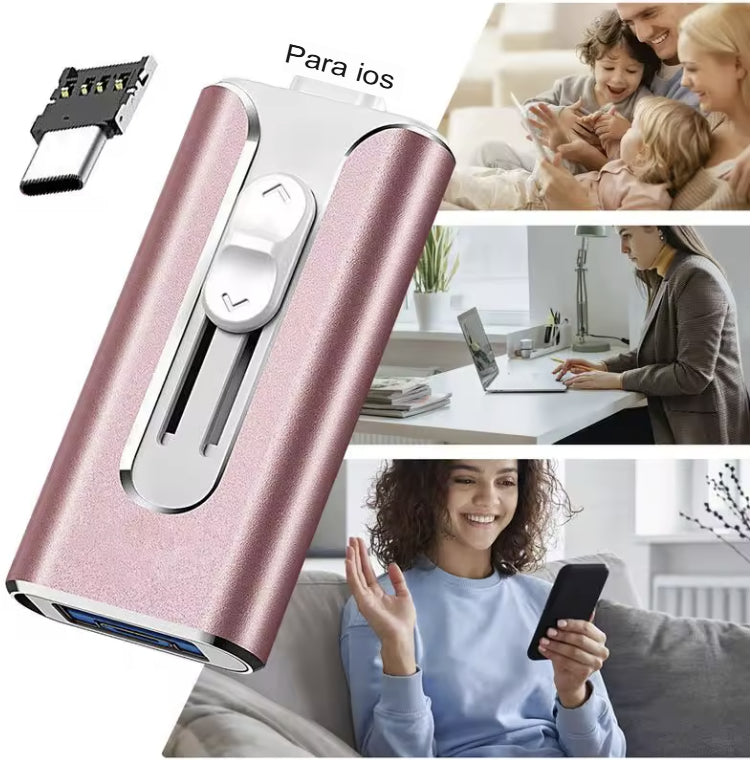 Multi Drive | Pen Drive de Celular 4 em 1 - Multi Operacional