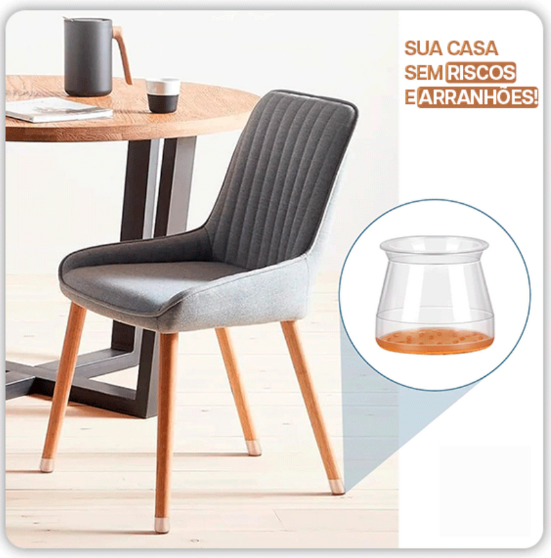 Protec Chair | Tampa Para Pernas de Moveis - Proteção para Pés de Cadeiras