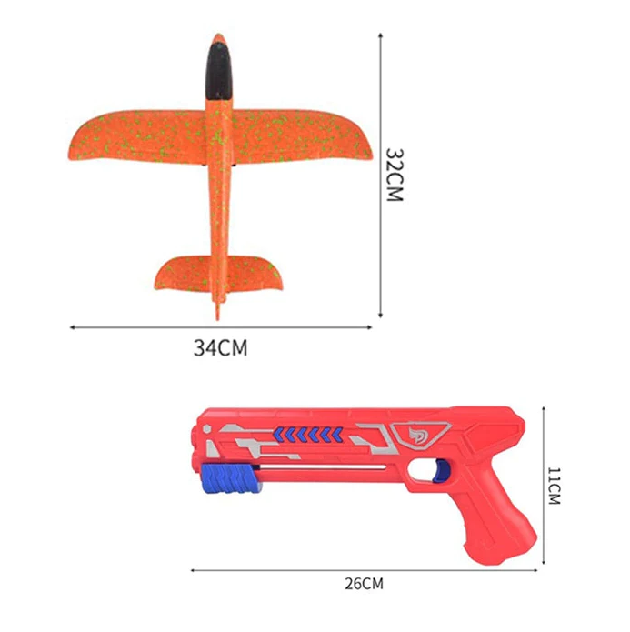 AeroSpeed | Kit Completo Lançador de Avião + Avião - Um voo espetacular no céu