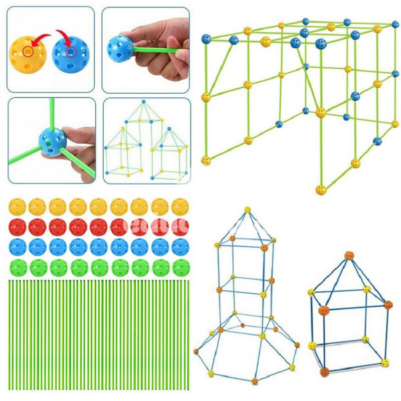 Smart Kids | KIT Construtor de Fortaleza + LONA DE BRINDE - Liberte a imaginação das crianças