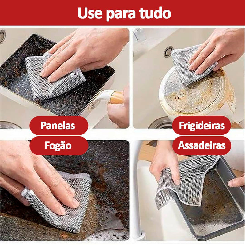 CleanYing | Malha de Aço - A Solução Definitiva para Limpeza Impecável