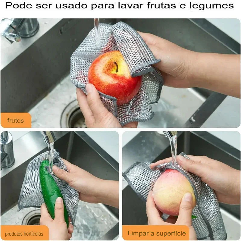 CleanYing | Malha de Aço - A Solução Definitiva para Limpeza Impecável