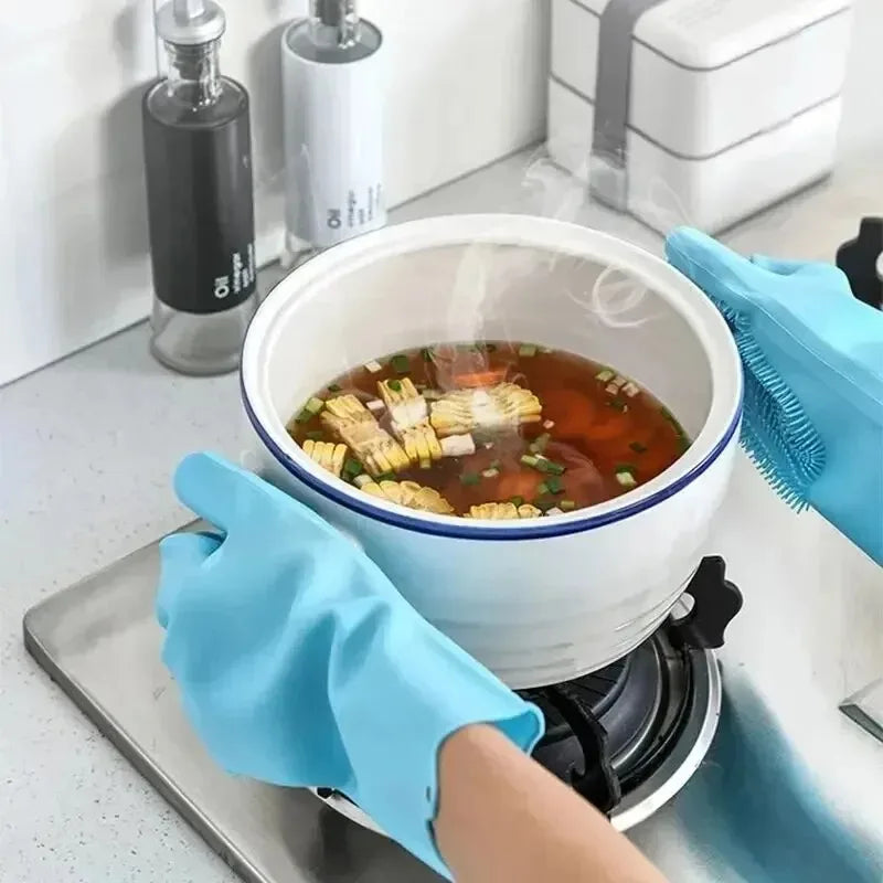 Magic Glove | Luvas para Lavar Louça - Facilidade e Pratico Sem a Necessidade de Esponja
