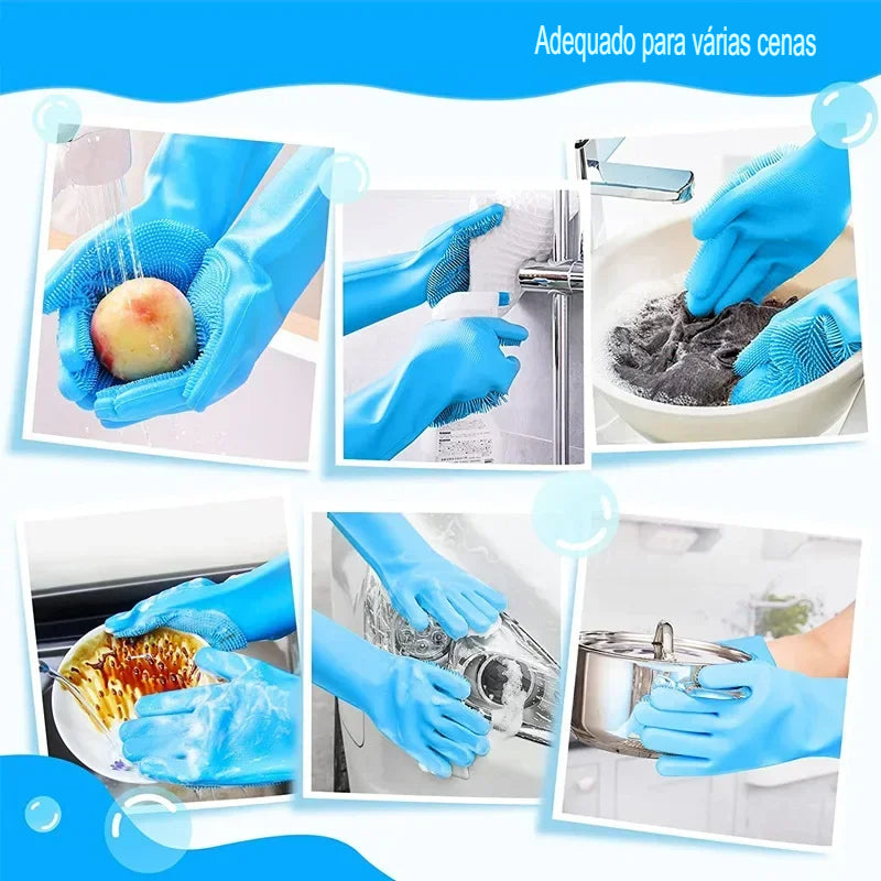 Magic Glove | Luvas para Lavar Louça - Facilidade e Pratico Sem a Necessidade de Esponja